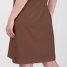 vestido camisetao de algodao na cor marrom epulari moda fitness evangelica 12