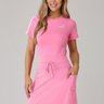 saia calca comprida na cor rosa em poliamida moda evangelica epulari 7