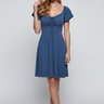 vestido 2 em 1 moda praia evangelica na cor azul epulari 2