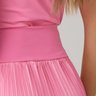 short saia plissado rosa moda evangelica epulari 14