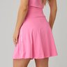 short saia rosa evase de poliamida moda fitness evangelica epulari 12