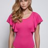 maio feminino rosa em poliamida manga morcego moda praia evangelica modesta epulari 2