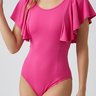 maio feminino rosa em poliamida manga morcego moda praia evangelica modesta epulari 6